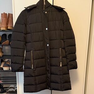 Calvin Klein Women's Black Puffer Coat